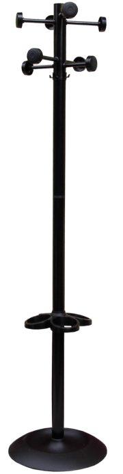 Black coat stand