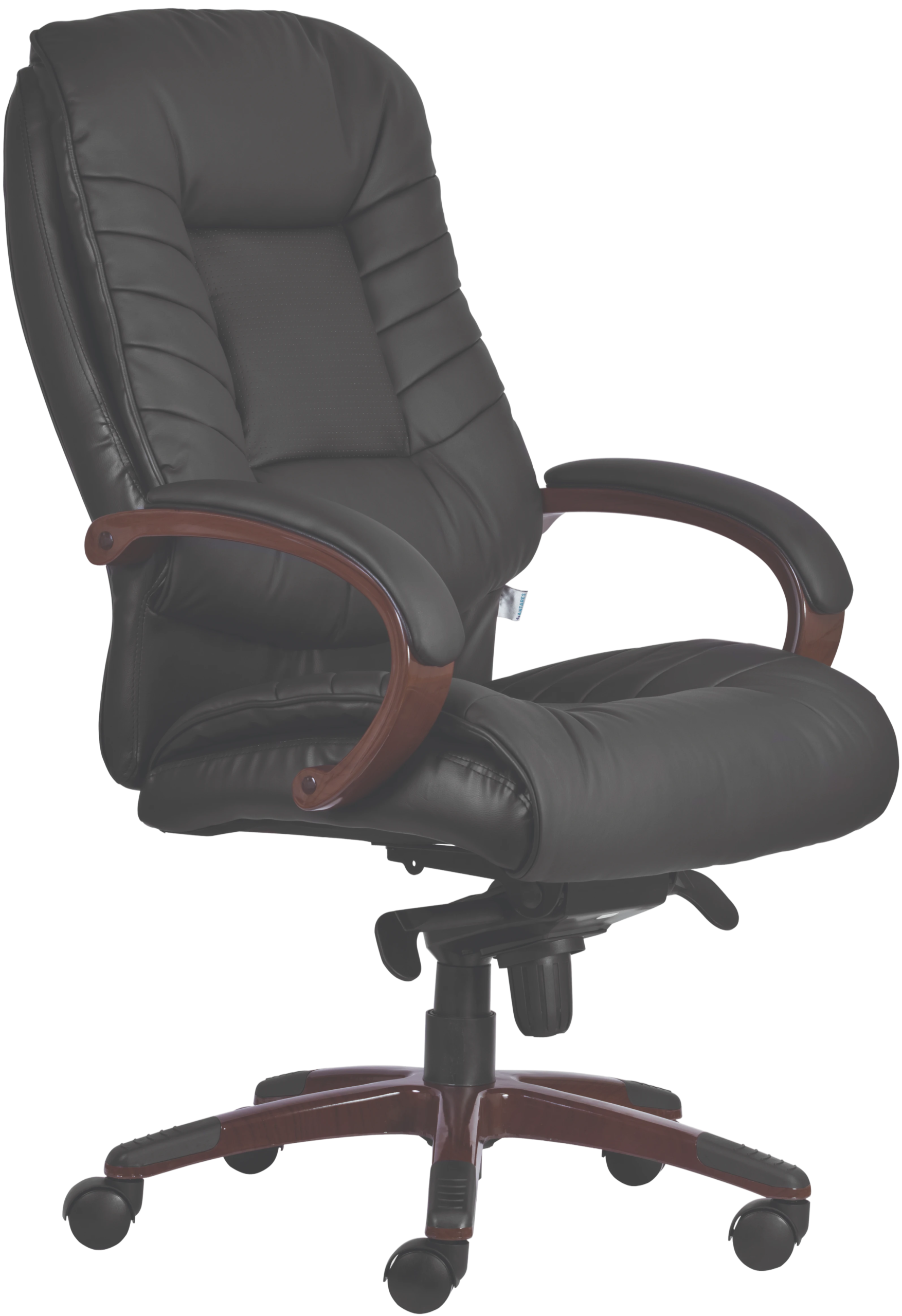 BUFFALO HX leather black swivel chair