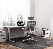 ERGOHUMAN Ultra II Prémium Ergonomikus Fekete Forgószék Szinkronmechanikával - Image 9