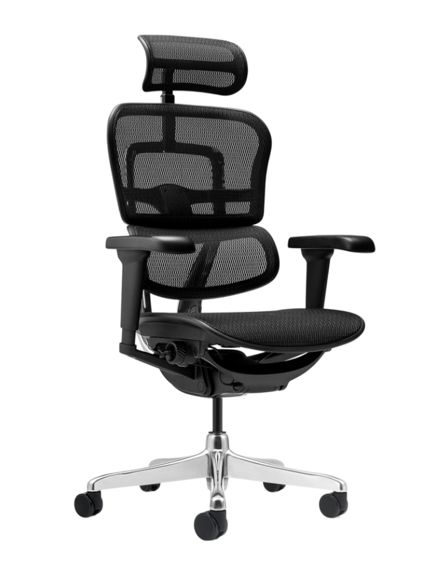 ERGOHUMAN ultra II hálós fekete irodai forgószék