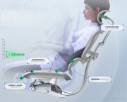 ERGOHUMAN Ultra II Prémium Ergonomikus Fekete Forgószék Szinkronmechanikával - Image 2