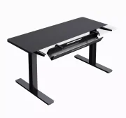 Ergomax Nyitható Fém Kábelcsatorna és Rendszerező Állítható Asztalokhoz