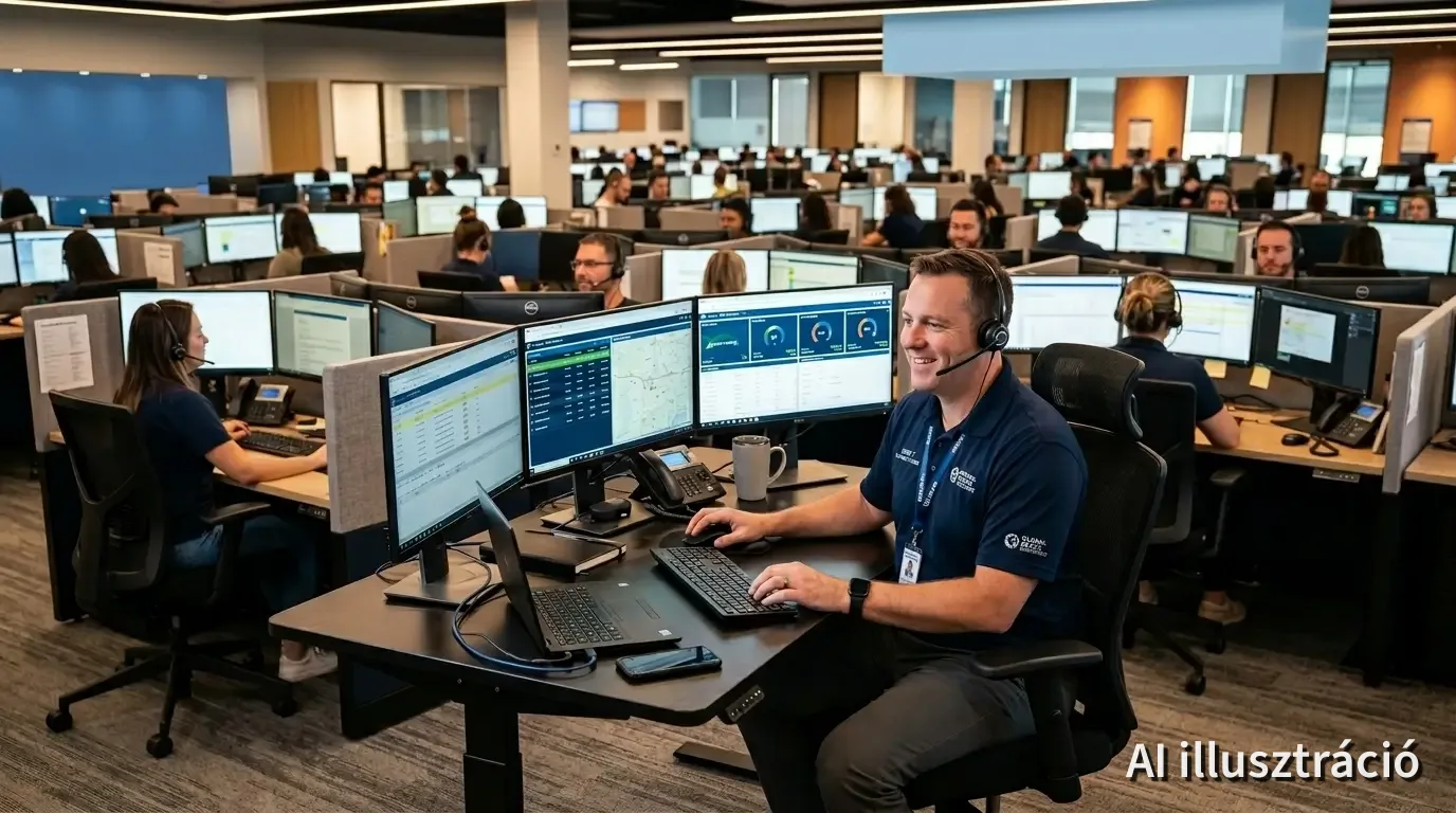 24 órás ergonomikus szék call center környezetben